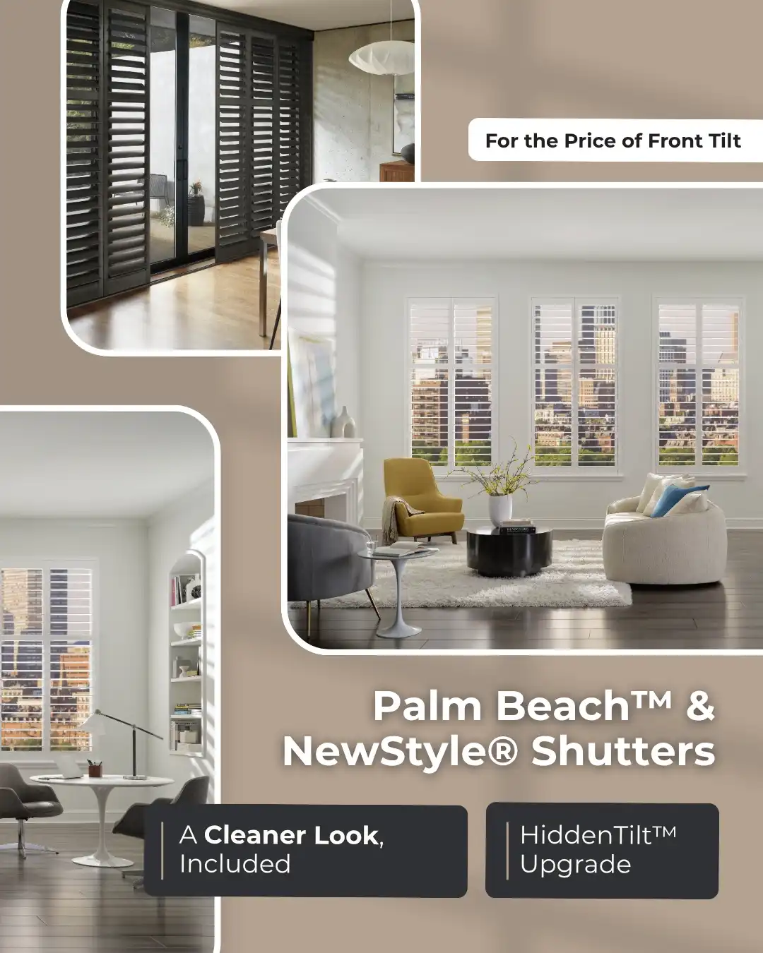 Palm Beach&trade; & NewStyle&reg; Shutters